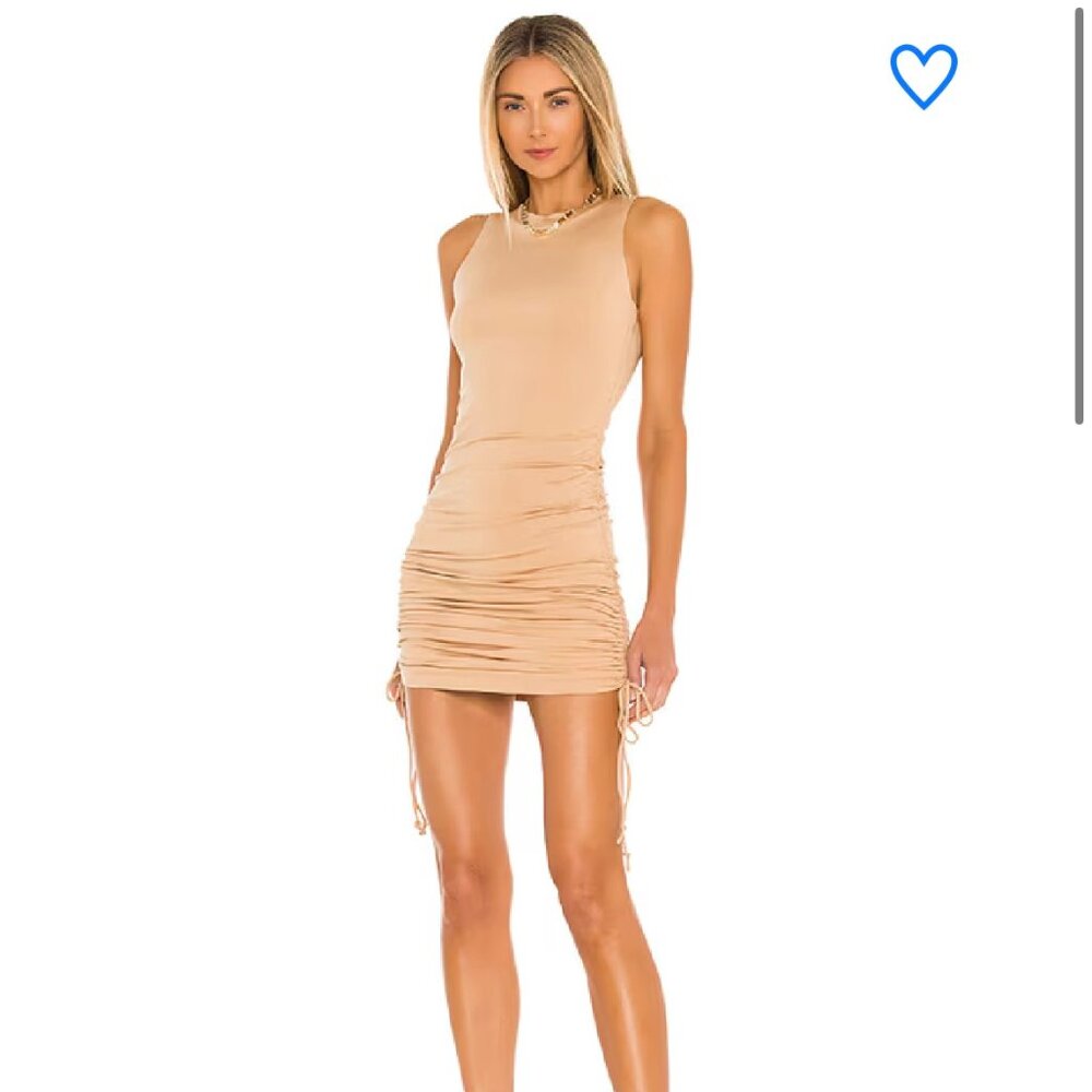 Superdown Cory Ruched Side Dress